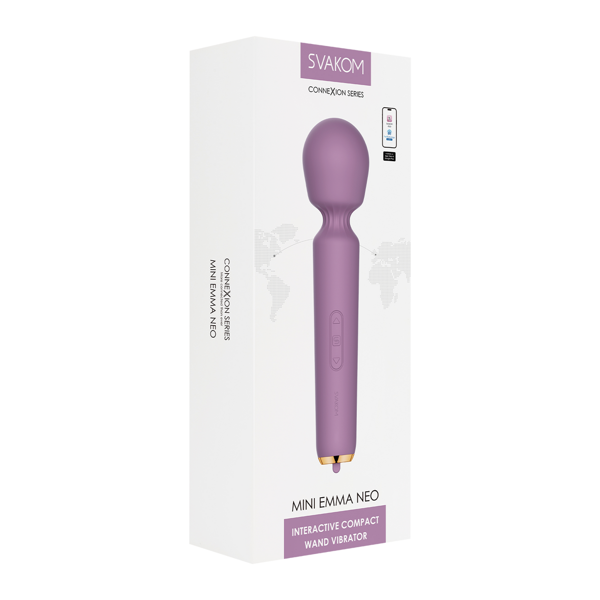 SVAKOM - Mini Emma Neo - Interactieve Compacte Wandvibrator - Roze