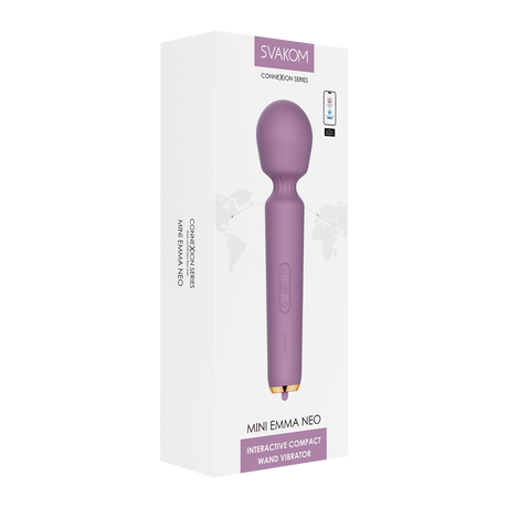 SVAKOM - Mini Emma Neo - Interactieve Compacte Wandvibrator - Roze