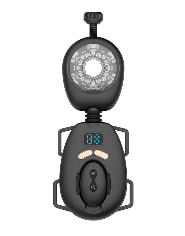 Rimba Toys - Orgastobator 06 - Masturbator voor mannen met swingfunctie - Zwart