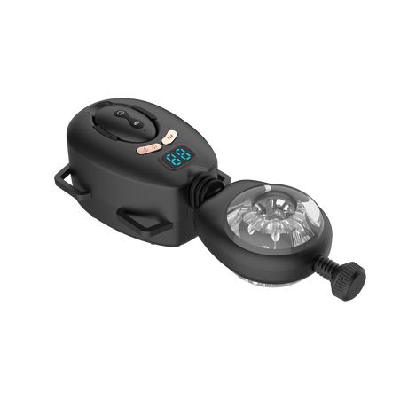 Rimba Toys - Orgastobator 06 - Masturbator voor mannen met swingfunctie - Zwart