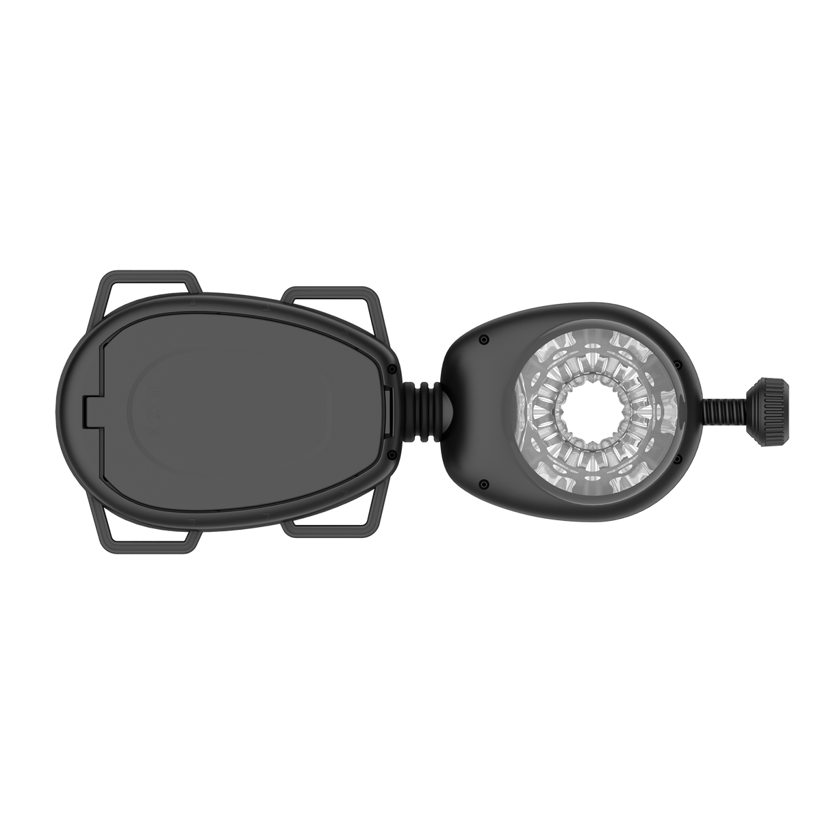 Rimba Toys - Orgastobator 06 - Masturbator voor mannen met swingfunctie - Zwart