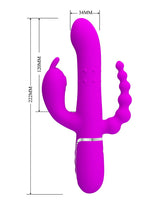 Pretty Love - Cammy - Triple Vibrator - Paars
