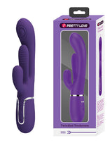 Pretty Love - Shania - Thrusting Rabbit Vibrator - Diep Paars