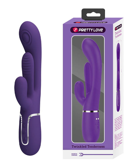 Pretty Love - Shania - Thrusting Rabbit Vibrator - Diep Paars