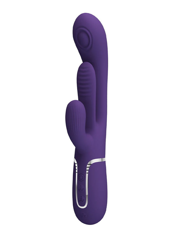 Pretty Love - Shania - Thrusting Rabbit Vibrator - Diep Paars
