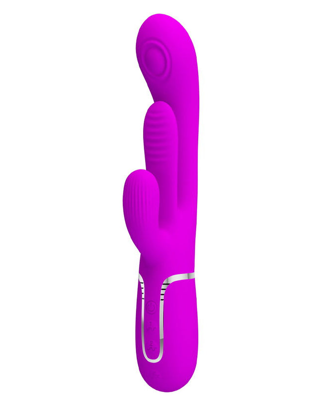 Pretty Love - Shania - Thrusting Rabbit Vibrator - Paars