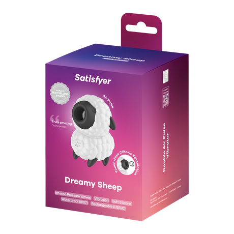 Satisfyer - Dreamy Sheep - Luchtpulsvibrator - Wit