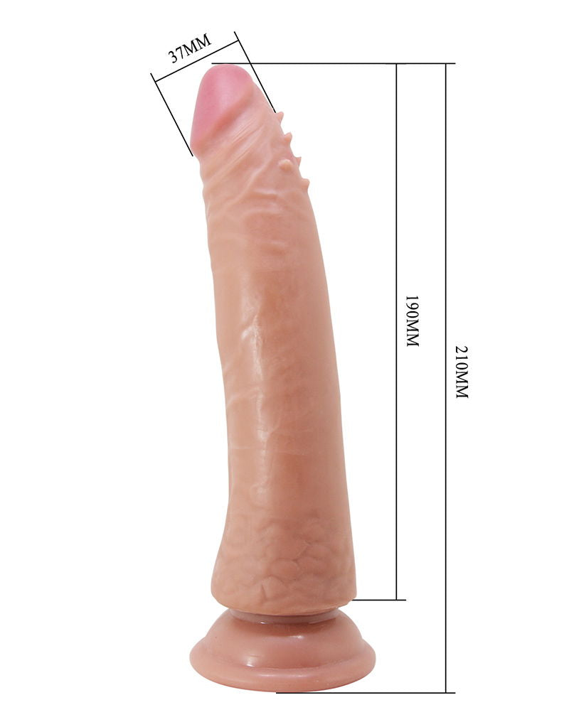 Pretty Love - Kable - Sliding Skin Realistische Dildo 21cm - Licht Bruin