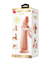 Pretty Love - Kable - Sliding Skin Realistische Dildo 21cm - Licht Bruin