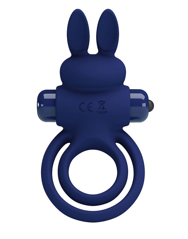 Pretty Love - Darey - Rabbit Cock Ring - Donkerblauw