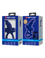 Pretty Love - Luchito - Rabbit Cock Ring - Donkerblauw