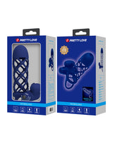 Pretty Love - Giann - Vibrerende Cock Sleeve - Donkerblauw