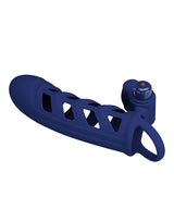 Pretty Love - Altaf - Vibrerende Cock Sleeve - Donkerblauw