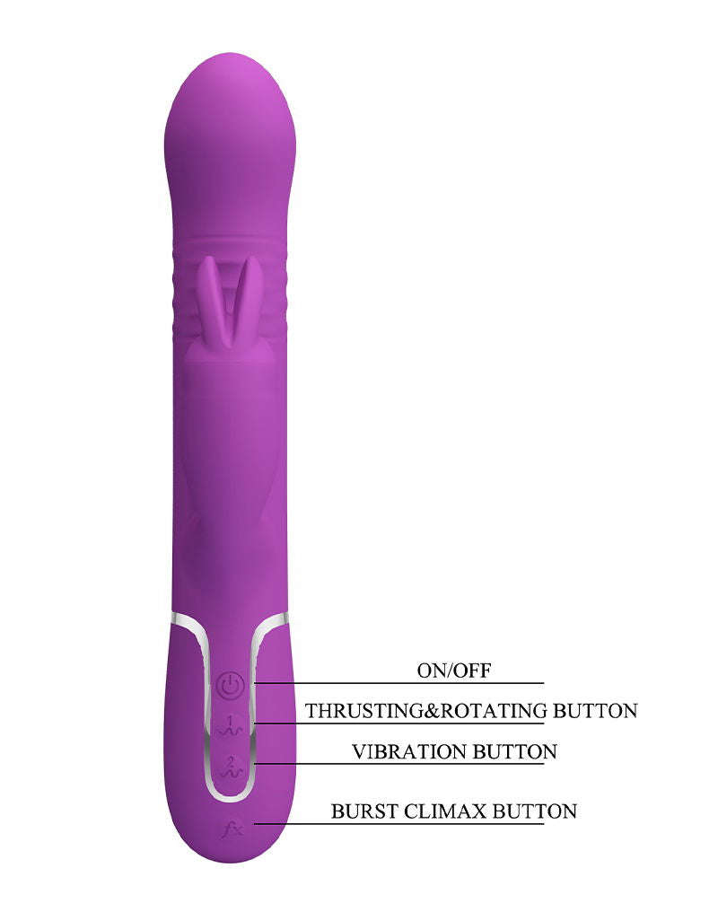 Pretty Love - Coale - Rabbit Vibrator - Diep Paars