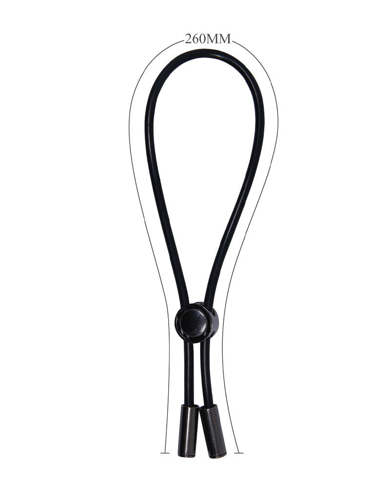 Pretty Love - Magic Lasso Cock Ring - Zwart