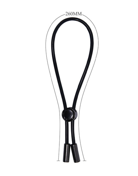 Pretty Love - Magic Lasso Cock Ring - Zwart