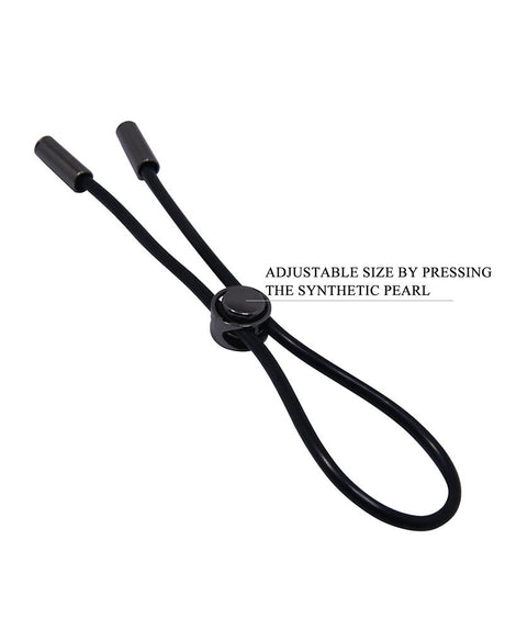 Pretty Love - Magic Lasso Cock Ring - Zwart