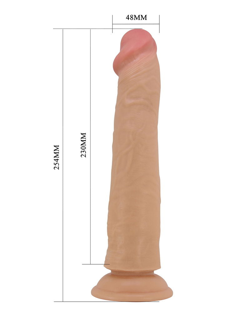 Pretty Love - Sharife - Sliding Skin Realistische Dildo 25,4cm - Nude