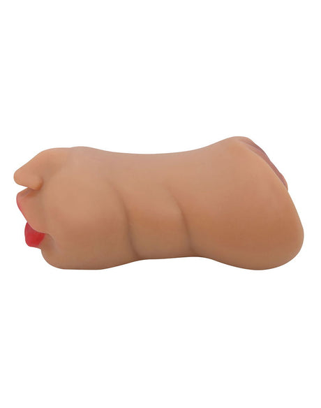 Crazy Bull - Zoey - Premium Dual Channel Mannelijke Masturbator - Bruin