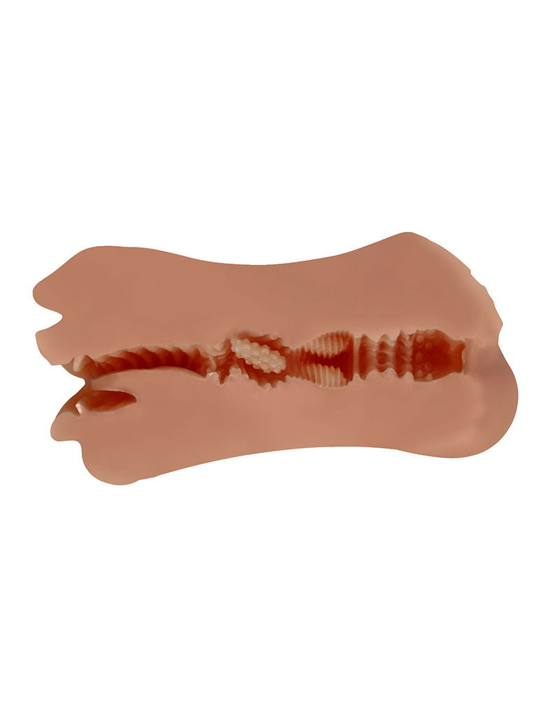 Crazy Bull - Zoey - Premium Dual Channel Mannelijke Masturbator - Bruin