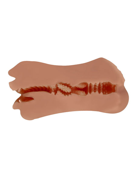 Crazy Bull - Zoey - Premium Dual Channel Mannelijke Masturbator - Bruin