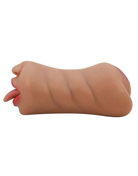 Crazy Bull - Sarah - Premium Dual Channel Mannelijke Masturbator - Bruin