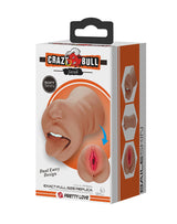 Crazy Bull - Sarah - Premium Dual Channel Mannelijke Masturbator - Bruin