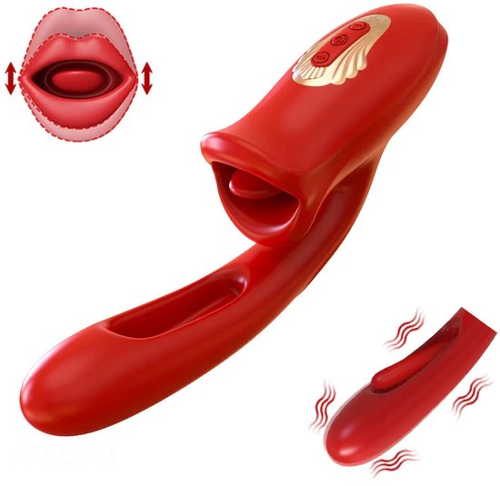 STHER 2-in-1 Lik & Tril Vibrator: De Ultieme Duo-Stimulatie