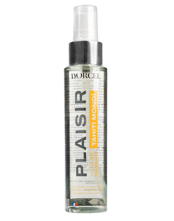 Dorcel - Plaisir Tahiti Monoi - 2-in-1 Massageolie & Siliconen Glijmiddel - 100 ml