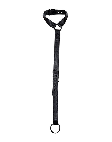 BL4CK by C4M - C-Ring Halsband - Zwart