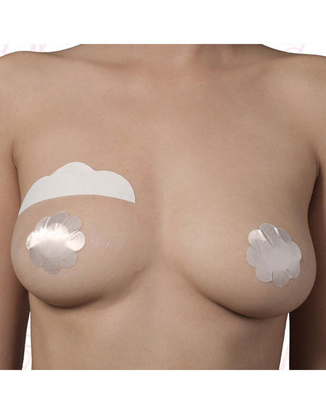 Bye Bra - Breast Lift & Zijden Tepelbedekkers A-C - Nude (3 paar)