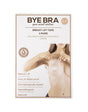 Bye Bra - Breast Lift & Zijden Tepelbedekkers D-F - Nude (3 paar)