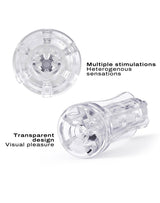 Dorcel - Deep Blow Multi Sensation - Sleeve voor Masturbator - Transparant