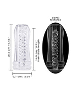 Dorcel - Deep Blow Tornado - Sleeve voor Masturbator - Transparant