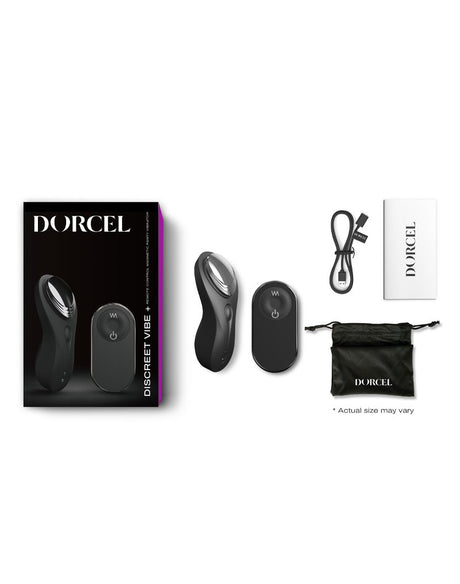 Dorcel - Discreet Vibe + - Panty Vibrator met Afstandsbediening - Zwart