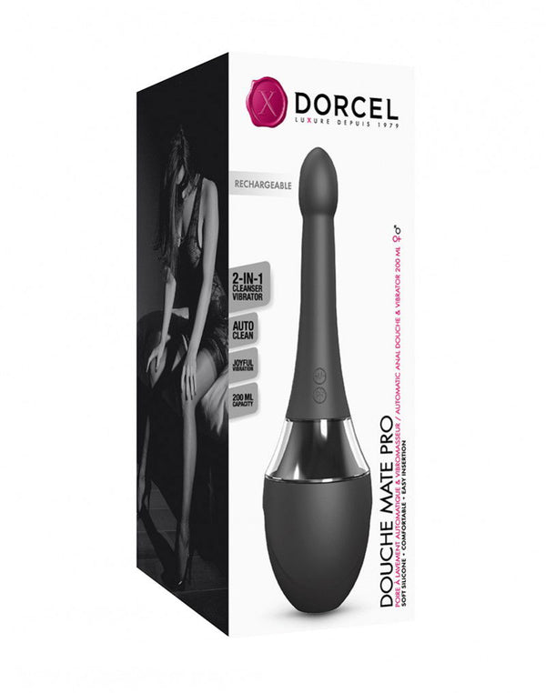 Dorcel - Douche Mate Pro - Anale Douche en Vibrator - Zwart 6072561