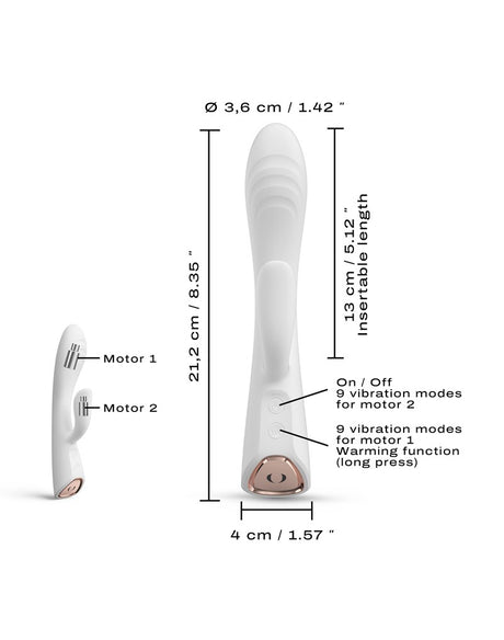 Dorcel - Flexi Rabbit - Verwarmde Rabbit Vibrator