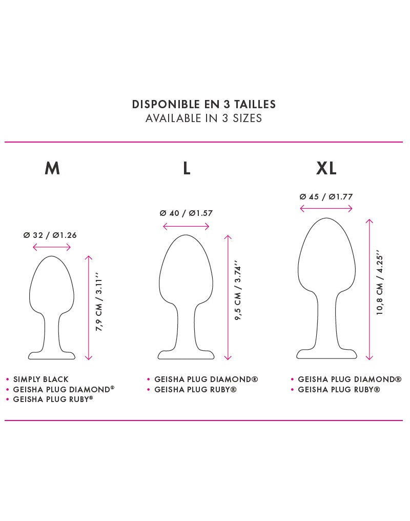 Dorcel - Geisha Plug Diamond XL - 6071328