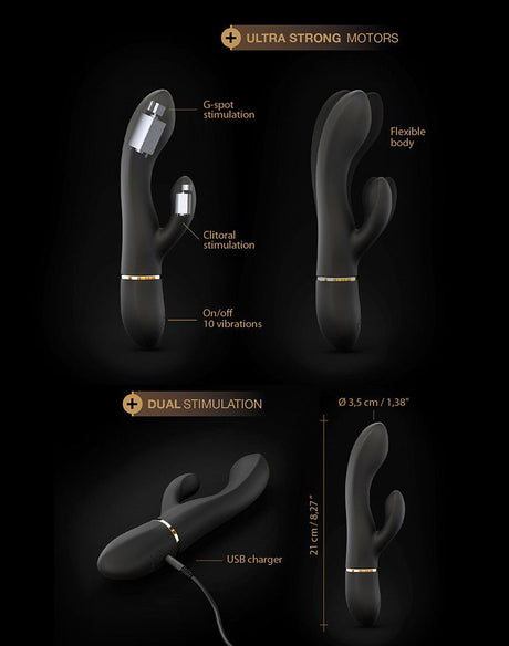 Dorcel Glam Rabbit - Flexible rabbit vibrator - 6072165