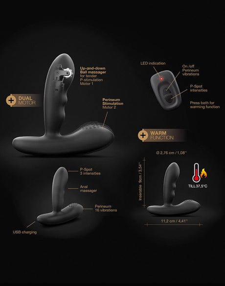 Dorcel P-Stroker Remote control prostate massager - 6072073