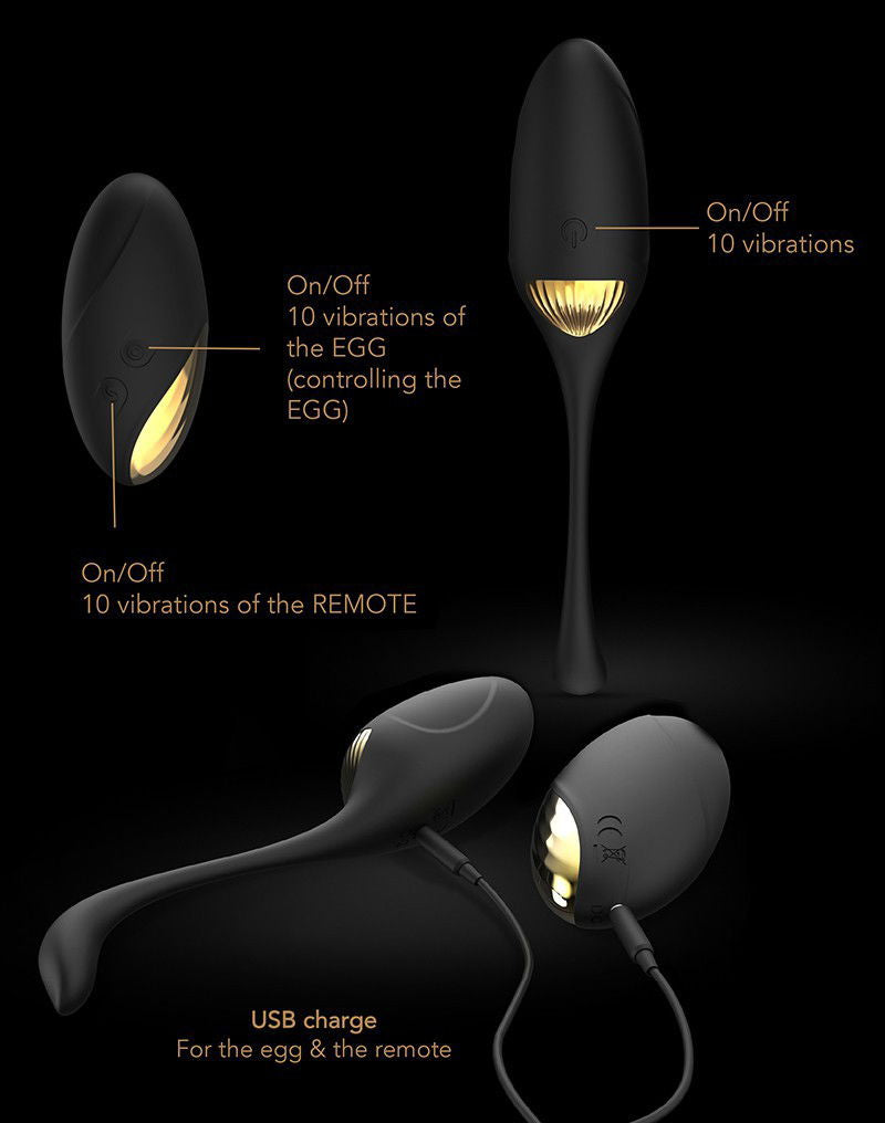 Dorcel - Secret Orgasm - Remote Control Egg - Zwart 6072424