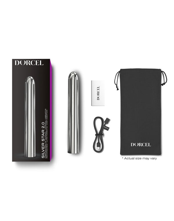 Dorcel - Silver Star 2.0 - Bullet Vibrator - Zilver