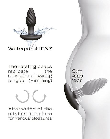 Dorcel - Spin Plug - Zwart