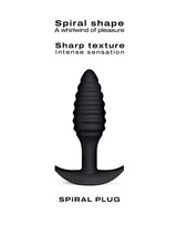 Dorcel - Spiral Plug - Butt Plug - Zwart