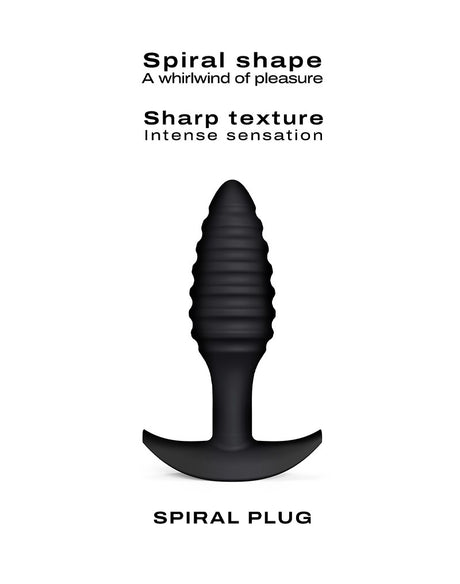 Dorcel - Spiral Plug - Butt Plug - Zwart