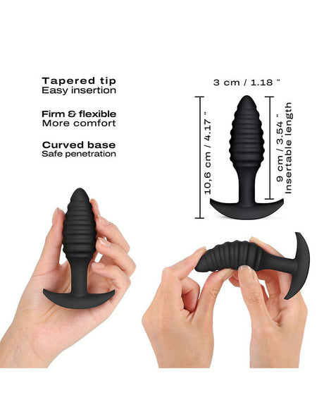 Dorcel - Spiral Plug - Butt Plug - Zwart