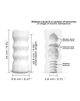 Dorcel - Masturbatorcup met Structuur - Exotisch - Wit