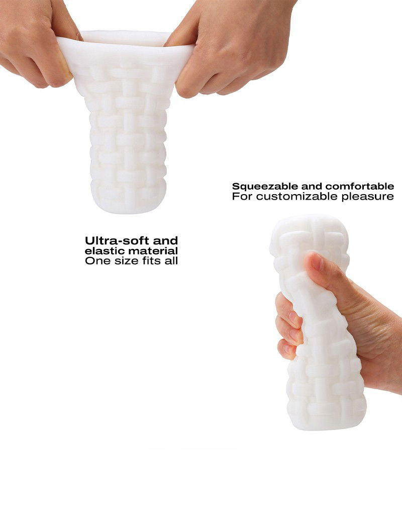 Dorcel - Masturbatorcup met Structuur - Tight - Wit