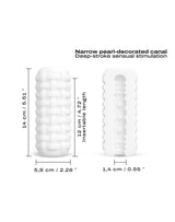 Dorcel - Masturbatorcup met Structuur - Tight - Wit