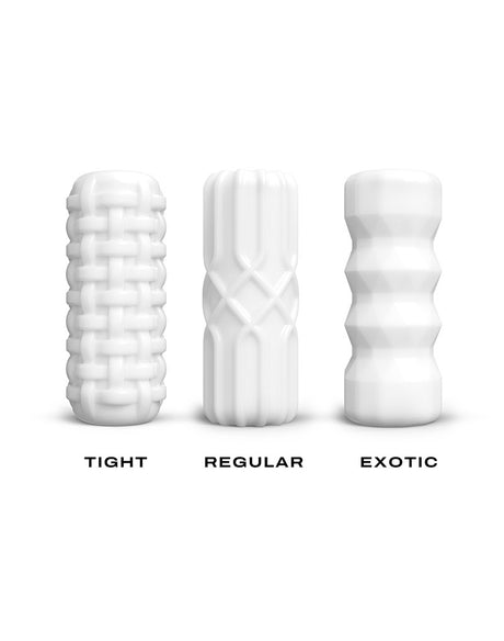 Dorcel - Masturbatorcup met Structuur - Tight - Wit